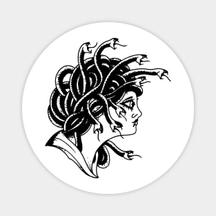 Tattoo Medusa Head Magnet